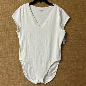 Old Navy Bodysuit Women's XL White NWT